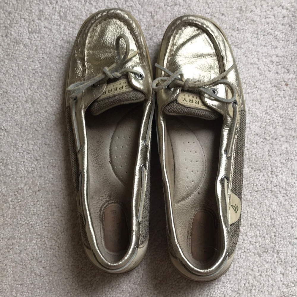 Sperry Metallic Boat Shoes